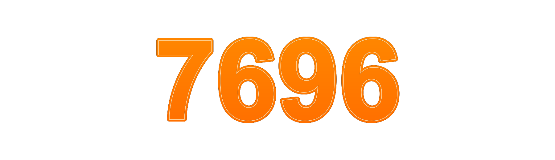 7696